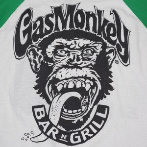 Gas Monkey Bar & Grill LS Baseball Style Unisex Tee "Est. 13" - Size XL